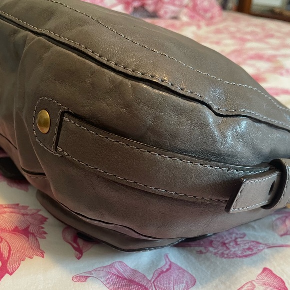 Coach Leather Shoulder bag - Gray - Picture 9 of 13